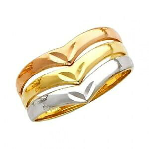 �y���������z�l�b�N���X�@14k�S�[���hdc7semanario���b�v14k tricolor gold dc seven day semanario fancy ladys polished wrap ring