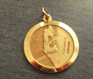 yzlbNX@CXGfrbh\bhS[hP[Xy_gO_map of israel, star of david solid gold cased pendant 74 grams, jewish l51