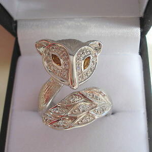 yzlbNX@VgfUCX^[OVo[O listinghuge animal citrine cat design sterling silver ring