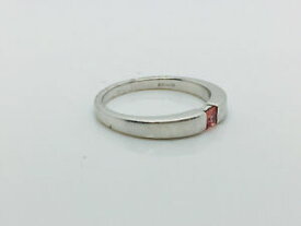 【送料無料】ネックレス　レディースホワイトゴールドピンクサイズリングladies 18ct white gold ring with pink stone size n 40191100