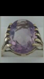 yzlbNX@S[hAWXgYOTCYOlarge gold amethyst mens ring size t 39 grammes