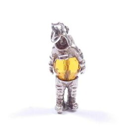 【送料無料】ネックレス　ビンテージスターリングシルバーセットvery rare vintage astronaut charm articulated gem set 925 sterling silver 47g
