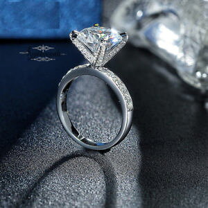 �y���������z�l�b�N���X�@k�z���C�g�S�[���h15 ct sparkle forever brilliant moissanite engagement ring 14k white gold over