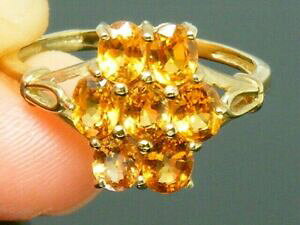 yzlbNX@9ct9k175ctIWTt@CAOTCYn9ct gold 9k gold 175ct orange sapphire hallmarked ring size n
