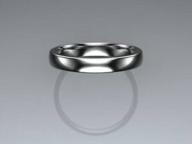 【送料無料】ネックレス　9ctホワイトゴールドトイレコートヘビー3mm9ct white gold gents comfort court wedding ringheavy weight 3mm