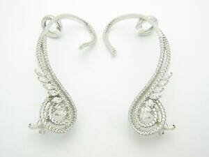yzlbNX@v`i}CNzCgTt@CAX[fUCC[JtCOplatinum sterling silver micro pave white sapphire swirl design ear cuff earring