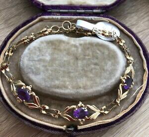 yzlbNX@AWXguXbgamethyst 9ct bracelet