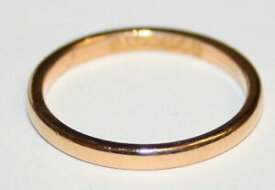 【送料無料】ネックレス　ファインゴールドワイドサイズリングfine 22ct gold wedding ring from the 1950s 21mm wide size n