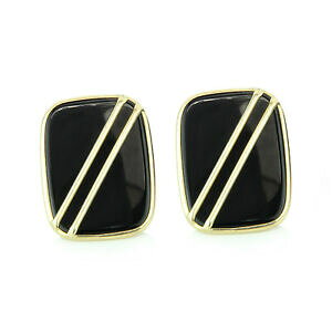 yzlbNX@CG[S[hIjLXCO14k yellow gold gemstone earrings with onyx