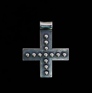 �y���������z�l�b�N���X�@�V���o�[�A�t���J�N���X�\���b�h�u���^�j�A�V���o�[silver african cross large solid heavy britannia silver 958, purer than sterling