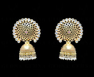 yzlbNX@r[Tt@CAVo[COtemple jewelry ruby amp; sapphire polikies studded earrings in silver se041196