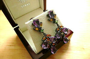 yzlbNX@X^CbVAWXgO[K[lbgTt@CAVo[fUCi[OhbvCOstylish amethyst green garnet sapphire 925 silver designer long drop earrin