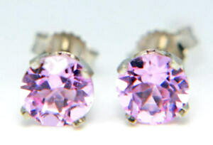 yzlbNX@sNTt@CAkkt\bhCG[S[hX^bhCO130ct genuine pink sapphire 14k 14kt solid yellow gold studs earrings free ship