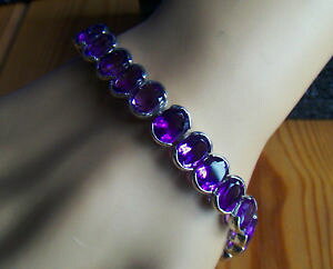yzlbNX@X^[OVo[AWXguXbgsterling silver amethyst bracelet