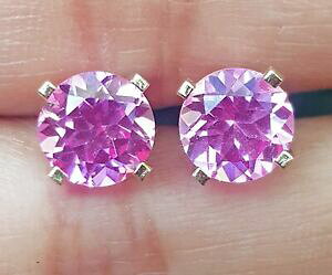 yzlbNX@sNTt@CAkkt\bhzCgS[hX^bhCOt[Vbv131ct genuine pink sapphire 14k 14kt solid white gold studs earrings free shipp