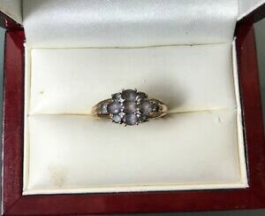 yzlbNX@9ctAWXgO23gTCYpwomens 9ct gold quality amethyst ring hallmarked weight 23g size p stamped