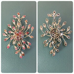 yzlbNX@r}J[Tt@CAy_gu[`burma natural assorted colour sapphire pendant brooch