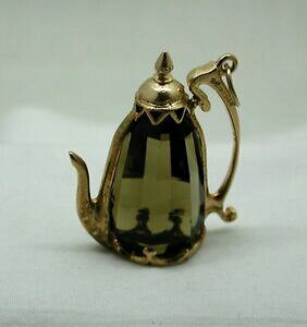 yzlbNX@S[hX[L[NI[cR[q[|bgbeautiful large heavy 9ct gold and smokey quartz cee pot charm