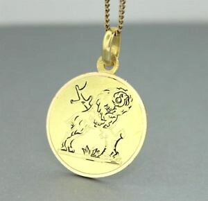yzlbNX@CG[S[h_y_gS[hyellow gold ram or aries medal pendant guaranted genuine 18ct gold