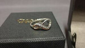 yzlbNX@EF[YVo[[YS[hOTCYwelsh clogau silver amp; rose gold eternity ring size l rrp 219