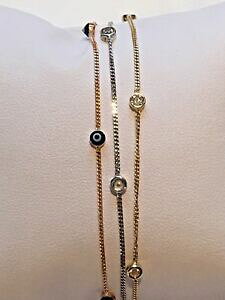 �y���������z�l�b�N���X�@�\���b�h�g�[���S�[���h�u���X���b�g14ct solid three tone gold bracelet