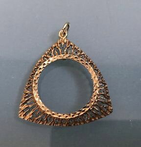 yzlbNX@9ct408}Egy_gno coingfull sovereign 9ct gold mountpendant no coin weight 408g fully hallmarked