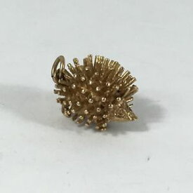【送料無料】ネックレス　ゴールドハリネズミペンダント9ct gold hedgehog pendantcharm 60grams