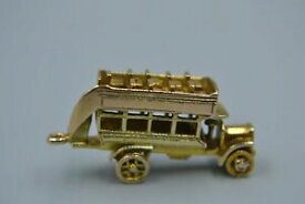 【送料無料】ネックレス　9ctトップバスペンダント9ct old open top bus pendant