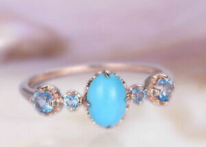 yzlbNX@djr020414kgRgp[YA[fR14k solid gold ring turquoise ring blue topaz ring art deco ring wedding djr0204
