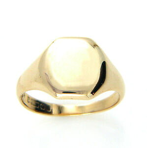 �y���������z�l�b�N���X�@mens 9ct 9k�C�F���[�S�[���h�T�C�Ys61guk hallmarked mens 9ct 9k yellow gold signet ring size s 61g