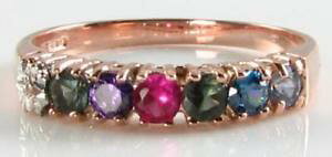 yzlbNX@\bh[YS[hA[fRCOt[TCYenglish 9k 9ct solid rose gold dearest eternity art deco ins ring free resize 99
