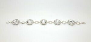 yzlbNX@X^[OVo[XtXL[NX^EhuXbghmiran 230913 sterling silver 925 swarovski crystal round bracelet 250g rrp399