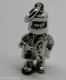 【送料無料】ネックレス　ホワイトゴールドソリッドネッドケリーペンダントkaedesigns, genuine heavy 9ct white gold solid ned kelly charm pendant