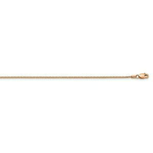 yzlbNX@14k095mmN`F[16 wuX^[3014k rose gold 095mm solid plain box link chain w lobster clasp 16 30