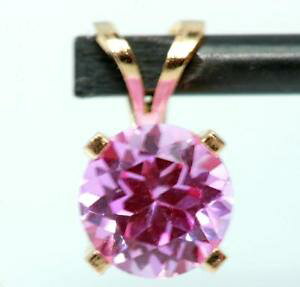 yzlbNX@sNTt@CAkkt\bhCG[S[hy_g108ct genuine pink sapphire 14k 14kt solid yellow gold pendant free shipping