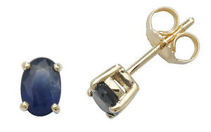 【送料無料】ネックレス サファイアスタッドイヤリングセットsapphire claw set studs earrings