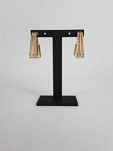 �y���������z�l�b�N���X�@miran 141007 9k 2�C�A�����O261mm 27g rrp320miran 141007 9k two tone geometric design hoop earrings 261mm 27g rrp 320