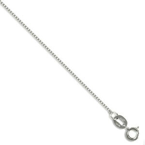 yzlbNX@zCgS[h{bNX`F[C`18ct white gold box chain 16 inch