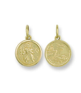 yzlbNX@CG[S[hZgNXgt@[y_gyellow gold double sided st christopher pendant 25mm