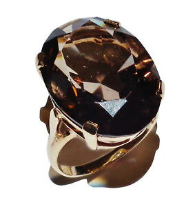 yzlbNX@CG[S[hX[L[NI[chXOTCY9ct yellow gold amp; smokey quartz large dress ring uk size t 12