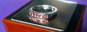 yzlbNX@re[WzCgS[hOIWTt@CATCYZbg vintage quality 9ct white gold ring set orange sapphires size t
