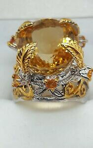 yzlbNX@WFCYCyAsNTt@CAOTCYjaynes gems stunning15ct imperial citreen amp; pink sapphire ring size ukq us 85