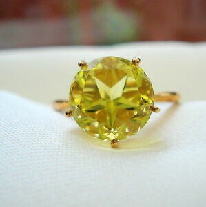 yzlbNX@475ctouroxfNI[cO475ct certified star ouro verde quartz gold ring