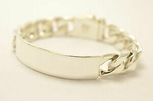 yzlbNX@^XRLVR`F[uXbgOtaxco mexican silver curb chain id bracelet 8321 cm, 94 grams