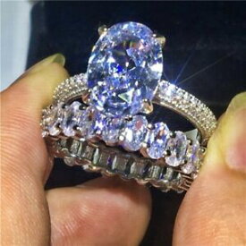 【送料無料】ネックレス　450 moissaniteリングtcw 14kオーバルカット450 tcw 14k oval cut gold over moissanite ring engagement bridal set wedding