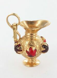 yzlbNX@S[hOzu18ct gold impressive largish 47 grams water jug fob charm