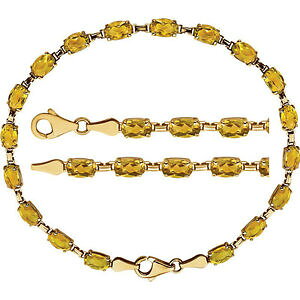 yzlbNX@Vg\bhkCG[S[hC`CuXbggenuine citrine gemstone line bracelet in solid 14k yellow gold 7 inches