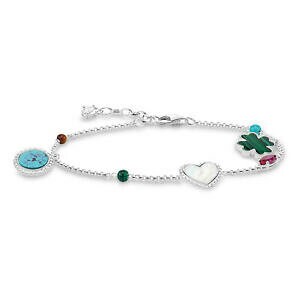 �y���������z�l�b�N���X�@�g�}�Xsabo���r�G��multia17634797l19vthomas sabo riviera colours multi charm bracelet a17634797l19v