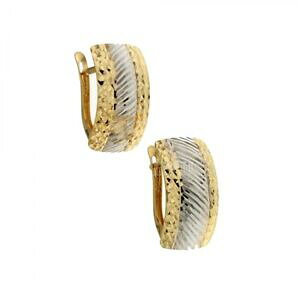 �y���������z�l�b�N���X�@oro bianco giallo18ktorecchini stampatiorecchini stampati fantasia in oro bianco giallo18kt
