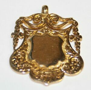 �y���������z�l�b�N���X�@191415 84�O����9ct�C�F���[�S�[���h���_��antique 9ct yellow gold medal fob circa 191415 84 grams